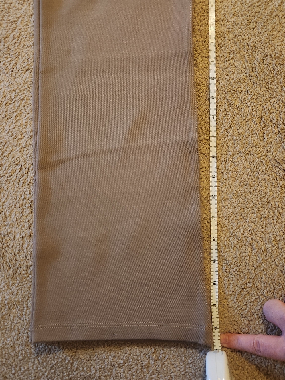 Betabrand Ponte Pants in Camel Brown - Picture 3 of 6
